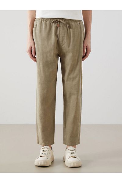 LC Waikiki New Season Comfortable Fit Linen Look Men's Trousers - S52901Z8