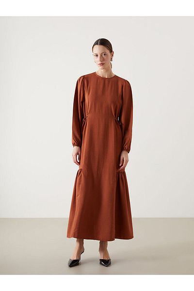 LC Waikiki Γυναικείο φόρεμα LCW Modest Crew Neck