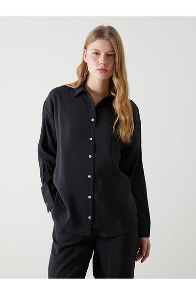 LC Waikiki Cămașă de damă oversize din popelin
