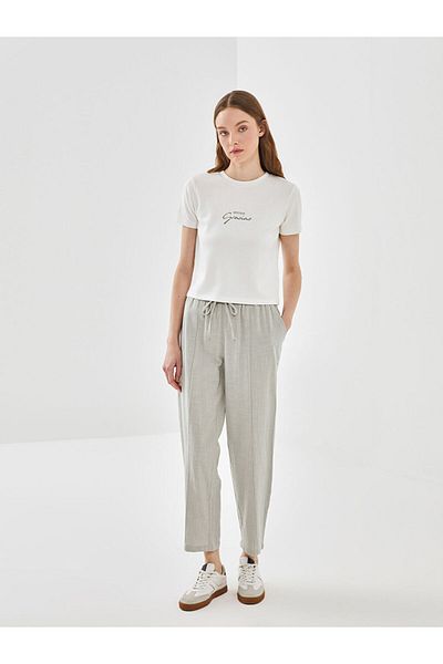 LC Waikiki New Season Crew Neck Printed Women's T-Shirt - S57120Z8