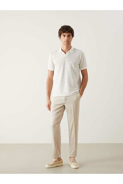 LC Waikiki Ανδρικό μπλουζάκι με κοντό μανίκι SOUTHBLUE Polo γιακά