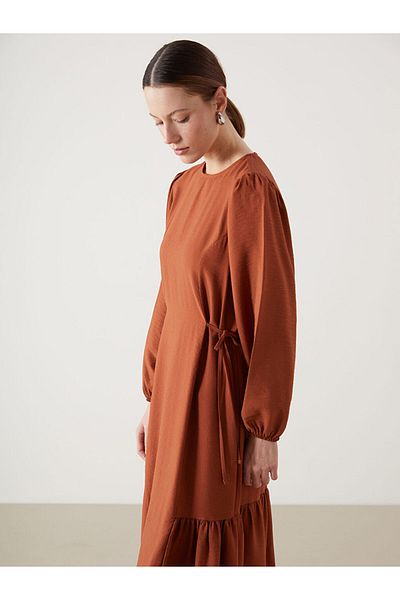 LC Waikiki Γυναικείο φόρεμα LCW Modest Crew Neck
