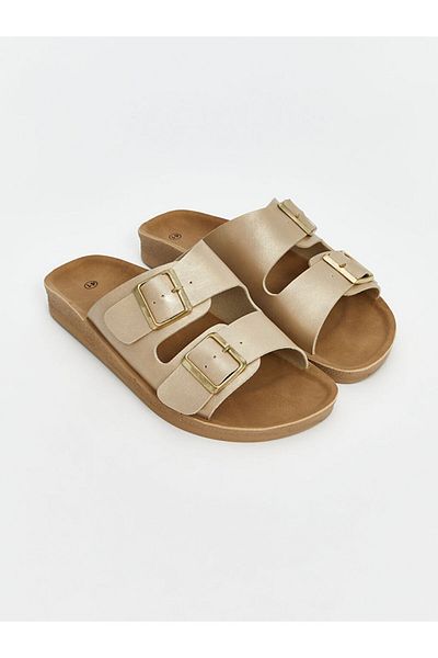 LC Waikiki Double Banded Buckle Women's Slippers