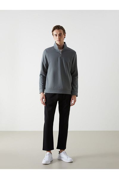 LC Waikiki Lcw Stand Collar Long Sleeve Men's Sweatshirt Fast Fashion