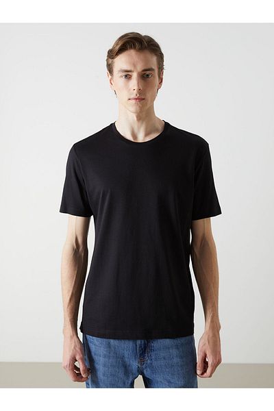 LC Waikiki Ανδρικό μπλουζάκι New Season Crew Neck Combed Cotton - S50841Z8