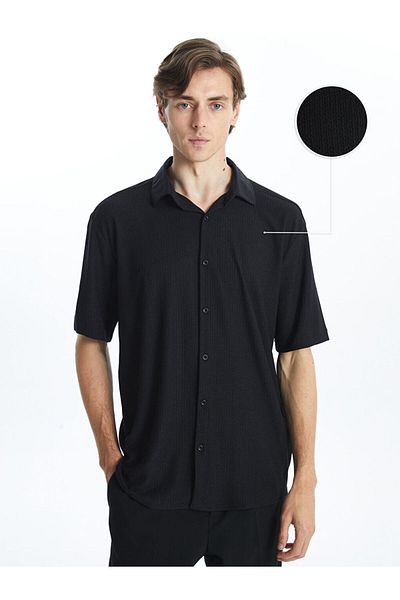 LC Waikiki Ανδρικό πουκάμισο με κοντό μανίκι New Season Regular Fit - S56042Z8