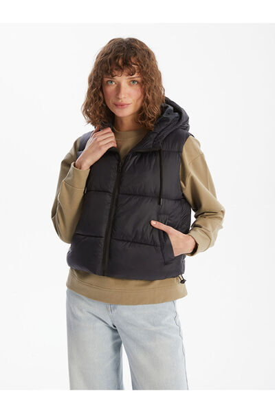 LC Waikiki I Hooded Women's Puffer Vest from Freezen Store