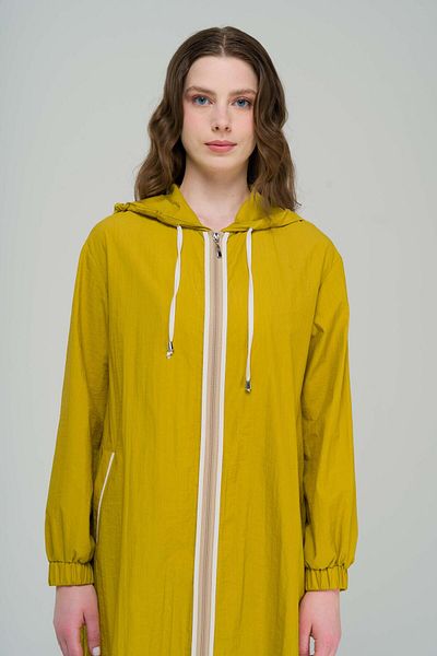 Olcay Trench intermediar fără căptușeală cu glugă HARDAL 6558