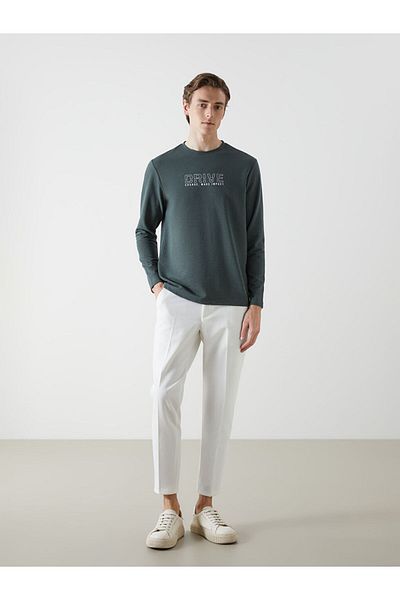 LC Waikiki Ανδρικό φούτερ με μακρυμάνικη λαιμόκοψη LCWAIKIKI Classic Crew