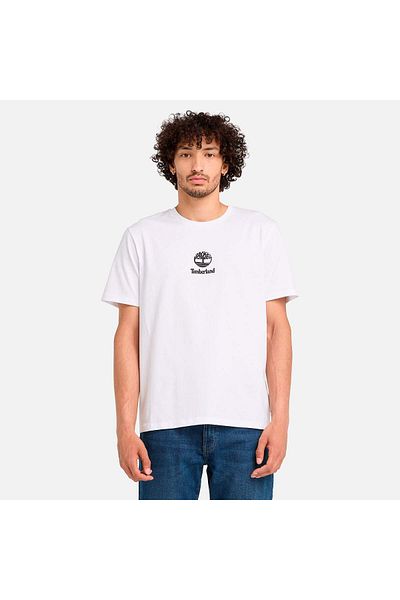 Timberland Tricou cu mânecă scurtă cu imprimeu alb pentru bărbați - Tb0a6wwt1001