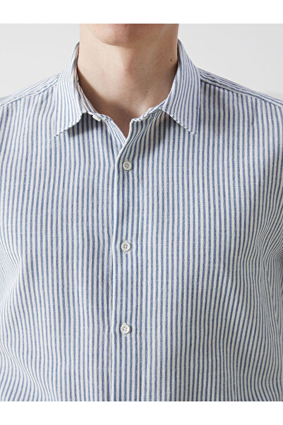 LC Waikiki LCW Vision Regular Fit Uzun Kollu Çizgili Erkek Gömlek
