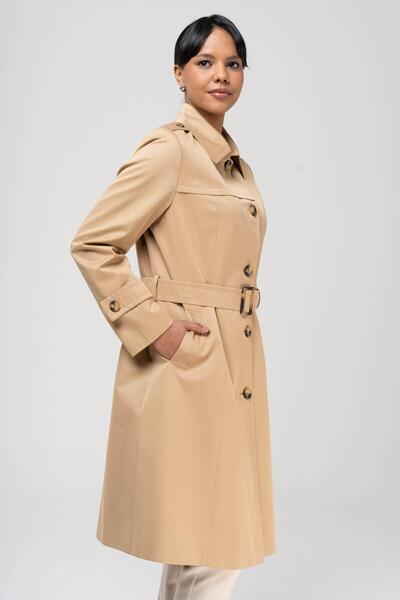 Olcay Košilový límec vodoodpudivý velký podšitý trenčkot KAMEL 6559