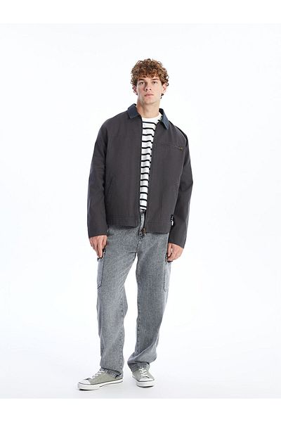 LC Waikiki Ανδρικό παλτό με γιακά πουκάμισο LCW Casual Fit