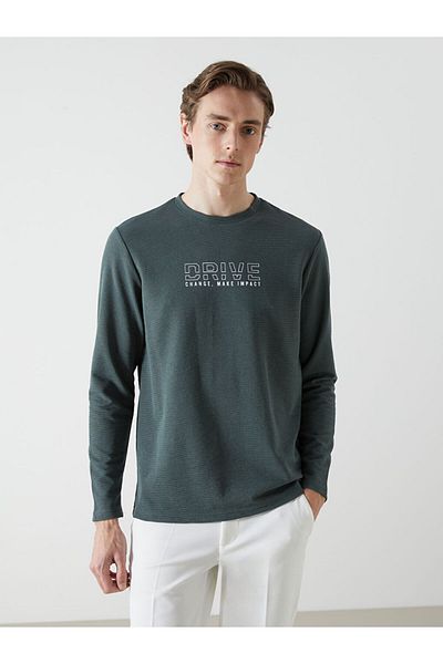 LC Waikiki Ανδρικό φούτερ με μακρυμάνικη λαιμόκοψη LCWAIKIKI Classic Crew