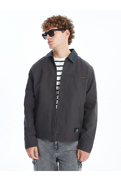 LC Waikiki Ανδρικό παλτό με γιακά πουκάμισο LCW Casual Fit