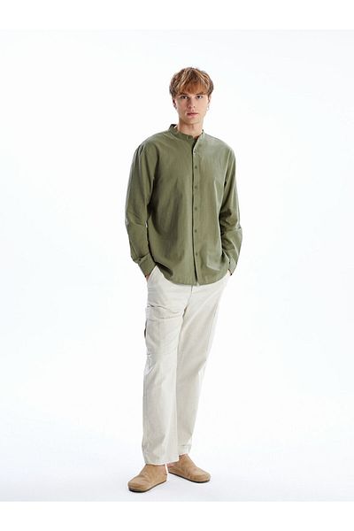 LC Waikiki Ανδρικό πουκάμισο XSIDE Regular Fit μακρυμάνικο Poplin