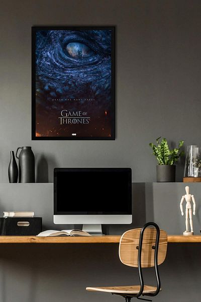 Saturn Pictură înrămată Game of Thrones - Poster de televiziune Game of Thrones