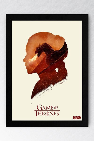 Saturn Pictură înrămată Game of Thrones - Poster de televiziune Game of Thrones