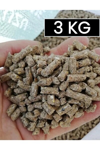 Vixpet 3 Kg Kaliteli Tavşan Yemi Hamster Gınepig Pelet Yemi Kemirgen Yemi Pal...