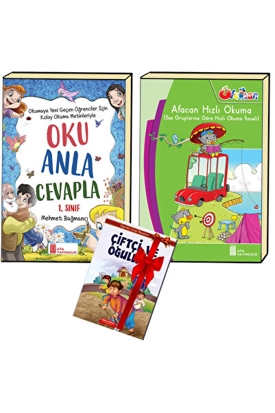 Ata Yayıncılık 1.sınıf Hızlı Okuma Oku Anla Cevapla Hikaye Kitabı Hediyeli