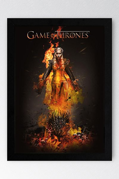 Saturn Pictură înrămată Game of Thrones - Poster de televiziune Game of Thrones