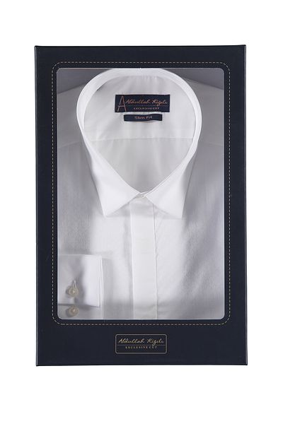 Abdullah Kiğılı Ata Collar Classic Cotton Shirt