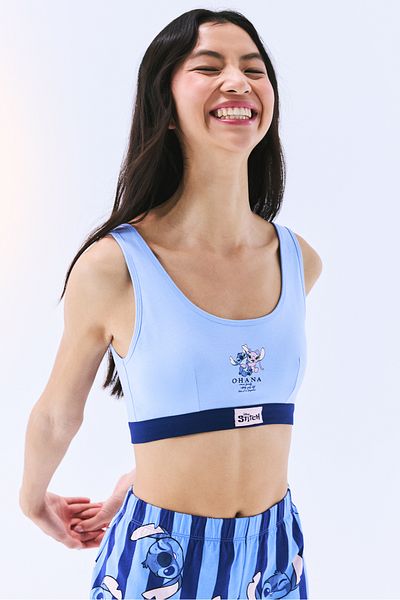 Penti Stitch Removable Padded Light Blue Top – Stitch-Kollektion