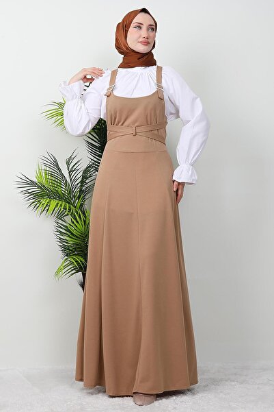 GİZ AGİYİM Sütlükkahve Πολύχρωμο Χιτζάμπ Gilet