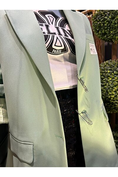 SELVİLERBUTİK ÇENGEL DETAYLI BASIC CEKET