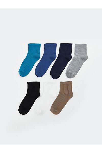 LC Waikiki Lcw Kids Mixed Basic Boys Socks 7 Pack