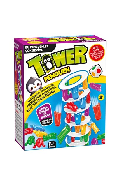 OYUNKAFASI Penguen Tower Bu Penguenler Çok Sevimli Aile Kutu Zeka Oyunu Oyuncak