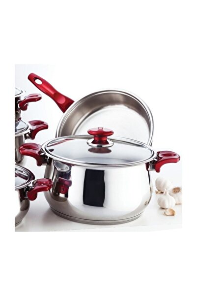 gülsan Gülsu Steel Cookware Set 9 Pieces