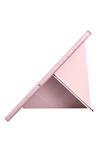 TEKNETSTORE İpad Air 13" M4 M3 M2 Uyumlu Kılıf Kalem Şarj Bölmeli Stadlı Uyku Modlu Arkası Silikon Akıllı Case
