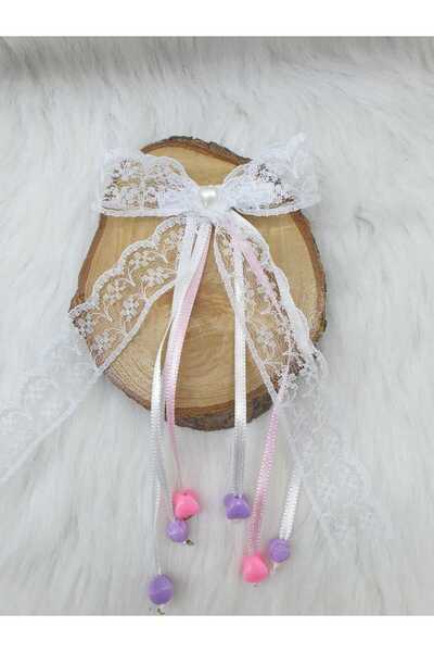 HAPPY HANDMADE مجموعة إبزيم مكونة من قطعتين - هدية للأطفال - إبزيم من التول -...