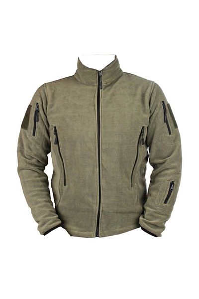 Karaca Tactical απλό μπουφάν 5 τσέπες Khaki Green Fleece Top