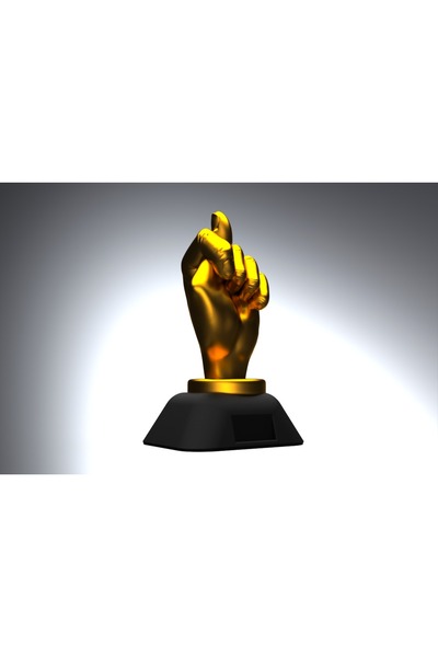 UĞUR MOBİLYA İSME ÖZEL NAH EL HAREKETİ ÖDÜL KUPASI 25 CM
