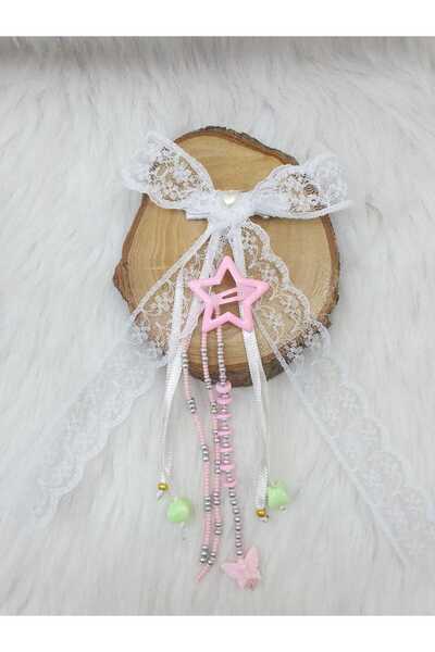 HAPPY HANDMADE مجموعة إبزيم مكونة من قطعتين - هدية للأطفال - إبزيم من التول -...
