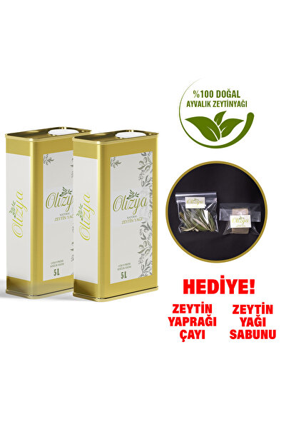 yöresel 2 x 5 Litre Doğal Soğuk Sıkım Zeytinyağı – Bebekler İçin Güvenli ve K...
