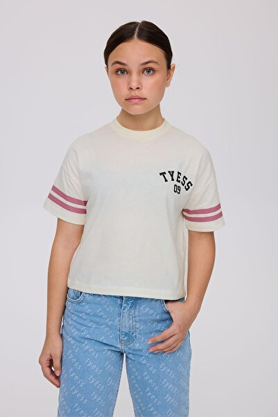 Tyess Κοριτσίστικο μπλουζάκι μπεζ