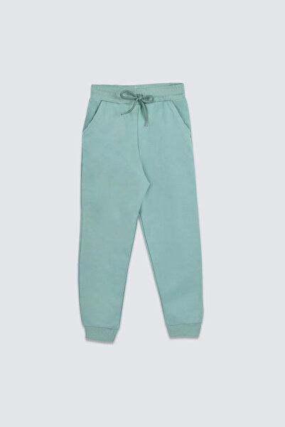 bunny hopp Παιδικό παντελόνι Unisex Water Green - 2 κλωστές, με κορδόνια στη μέση και τσέπη