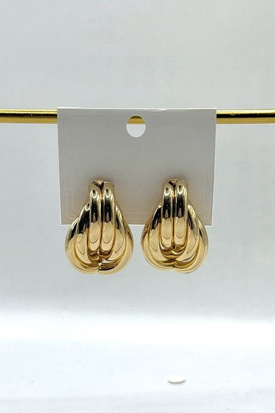DEMOKAN Women's Earrings Special Series Unified Twisted Earrings
