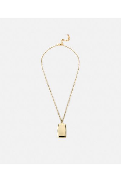 İpekyol Chain Necklace with Metal Inserts