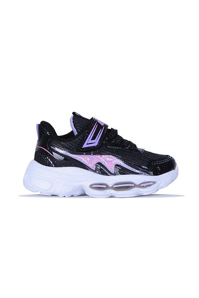 M.P. Mp 251-3450 Black Lighted Girls' Sports Shoes
