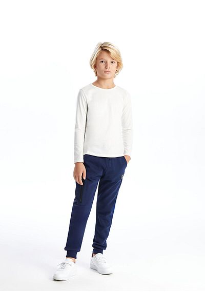 LC Waikiki Pantaloni de sport Jogger pentru băieți cu talie elastică