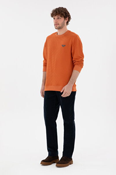 U.S. Polo Assn. Erkek Regular Fit Lacivert Kanvas Pantolon 50291189-VR033