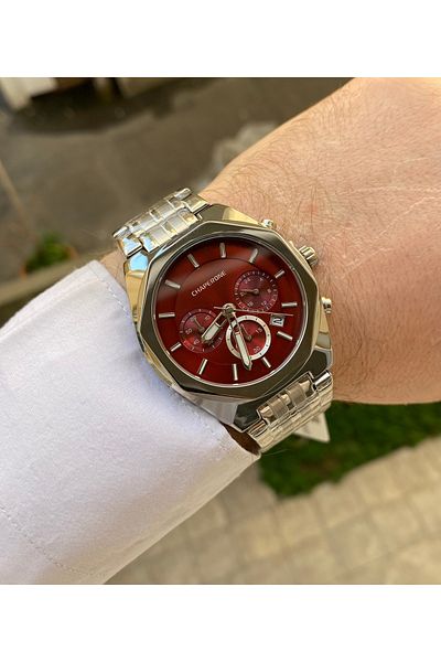 Reward Caporone Brand Original Silver Color Steel Waterproof Men Wrist Watch