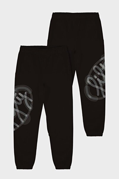 Fifty Pieces Erkek Kahverengi Loose Fit Jogger Pantolon