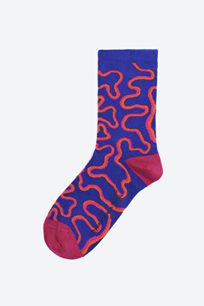 Hype of Steps Twist - Dalgalı Çizgili Çorap