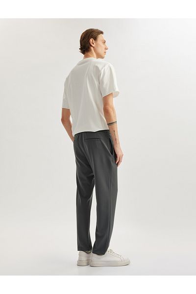 Koton Viscose Blended Pocket Detailed Lace up Waist Trousers