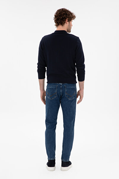 U.S. Polo Assn. Erkek Koyu Mavi Jean Pantolon 50290261-DN0023